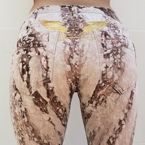 New Women's ROBIN'S JEAN Gold Wing Skinny Jeans